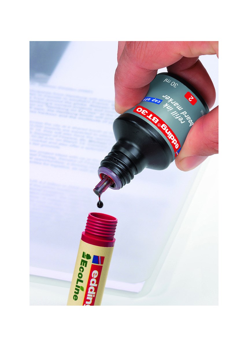 edding BT 30 Nachfülltinte für Whiteboardmarker grün, 30 ml (Art.-Nr.: 4-BT30004)