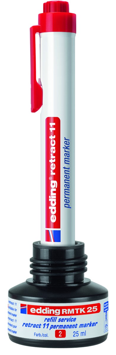 edding RMTK 25 Nachfülltinte für Permanentmarker grün, 25 ml (Art.-Nr.: 4-RMTK25004)