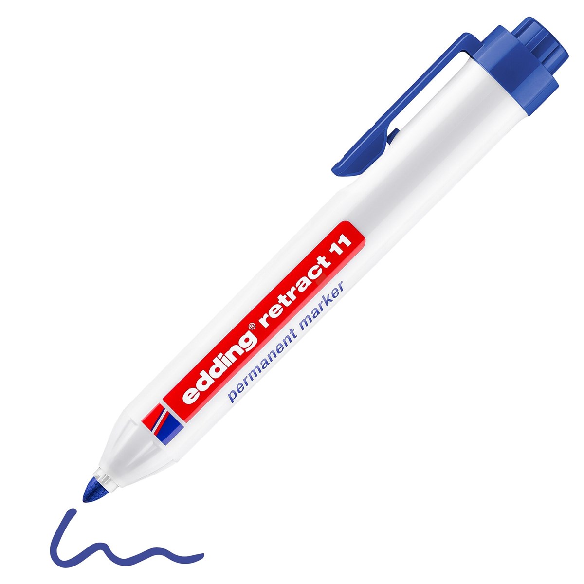 edding retract 11 Permanentmarker blau, Rundspitze 1,5-3 mm (Art.-Nr.: 4-11003)