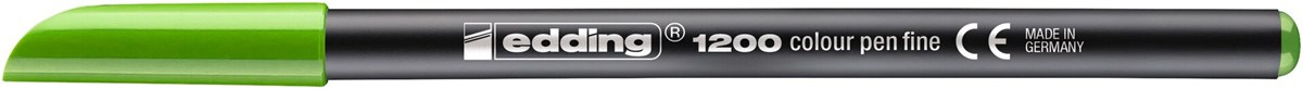 edding 1200 Fasermaler hellgrün, Rundspitze 1 mm (Art.-Nr.: 4-1200011)