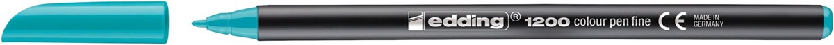 edding 1200 Fasermaler türkis, Rundspitze 1 mm (Art.-Nr.: 4-1200014)