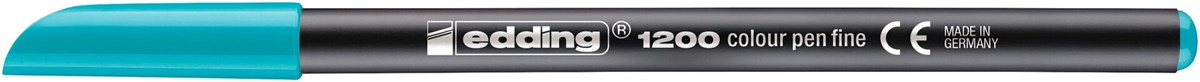 edding 1200 Fasermaler türkis, Rundspitze 1 mm (Art.-Nr.: 4-1200014)