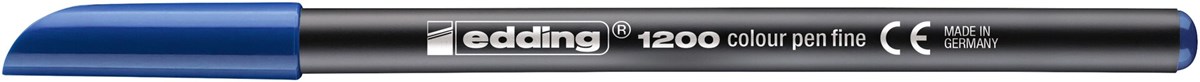 edding 1200 Fasermaler stahlblau, Rundspitze 1 mm (Art.-Nr.: 4-1200017)