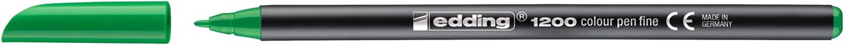 edding 1200 Fasermaler neongrün, Rundspitze 1 mm (Art.-Nr.: 4-1200064)
