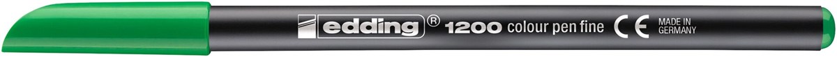 edding 1200 Fasermaler neongrün, Rundspitze 1 mm (Art.-Nr.: 4-1200064)