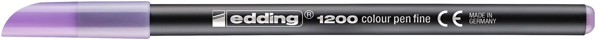 edding 1200 Fasermaler pastell beerig lavendel, Rundspitze 1 mm (Art.-Nr.: 4-1200087)