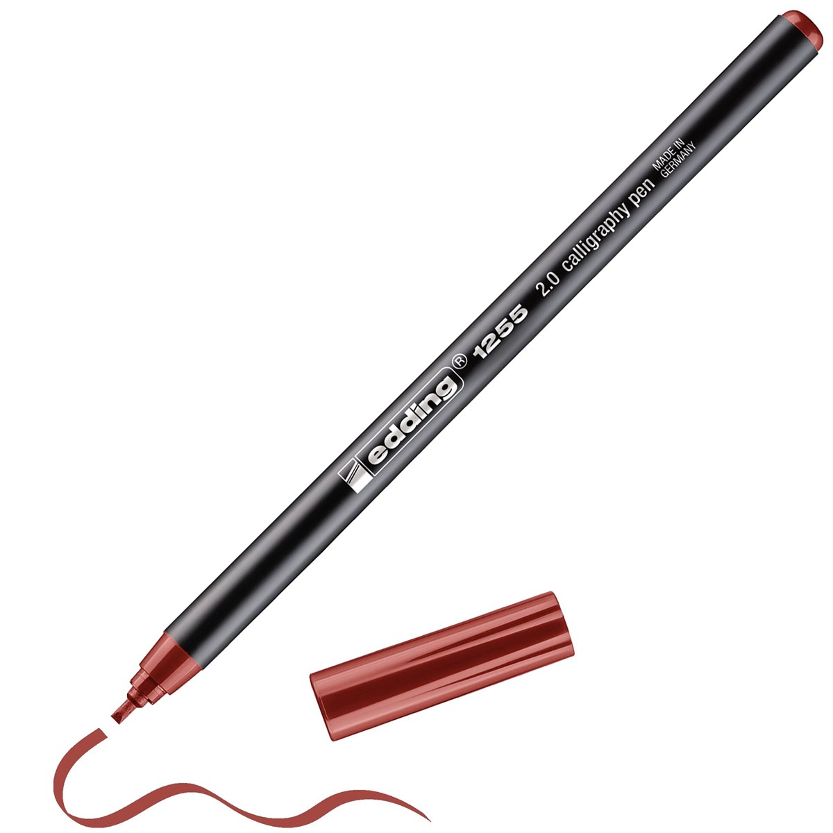 edding 1255 Kalligrafiestift karmesin, Kalligrafie Spitze 2 mm (Art.-Nr.: 4-125520-046)
