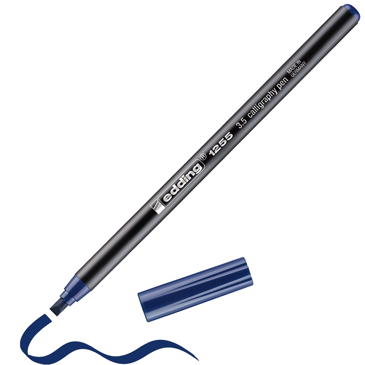 edding 1255 Kalligrafiestift stahlblau, Kalligrafie Spitze 3,5 mm (Art.-Nr.: 4-125535-017)