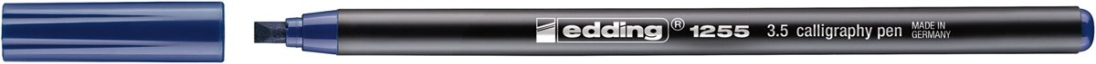 edding 1255 Kalligrafiestift stahlblau, Kalligrafie Spitze 3,5 mm (Art.-Nr.: 4-125535-017)