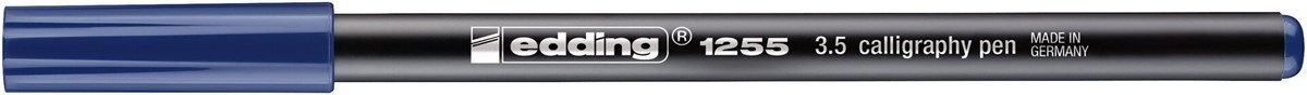 edding 1255 Kalligrafiestift stahlblau, Kalligrafie Spitze 3,5 mm (Art.-Nr.: 4-125535-017)
