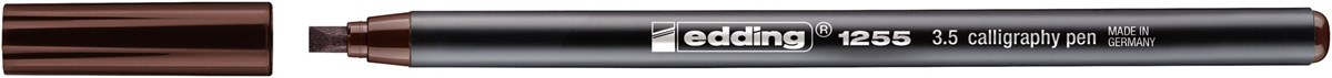 edding 1255 Kalligrafiestift dunkelbraun, Kalligrafie Spitze 3,5 mm (Art.-Nr.: 4-125535-018)