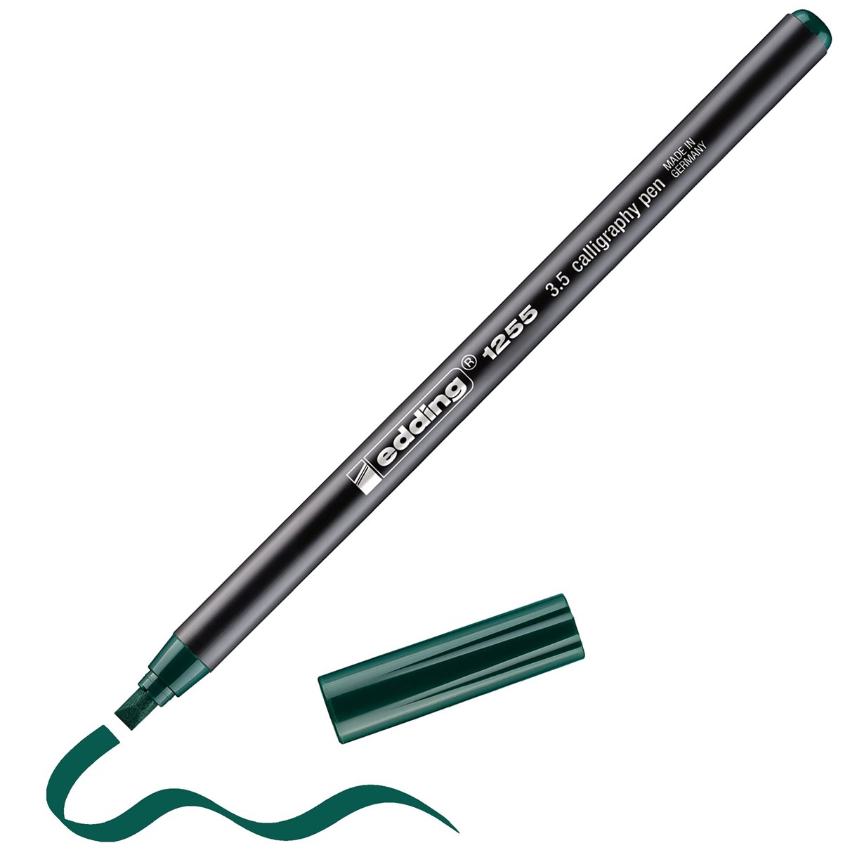 edding 1255 Kalligrafiestift flaschengrün, Kalligrafie Spitze 3,5 mm (Art.-Nr.: 4-125535-025)