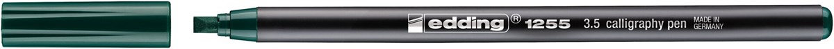 edding 1255 Kalligrafiestift flaschengrün, Kalligrafie Spitze 3,5 mm (Art.-Nr.: 4-125535-025)