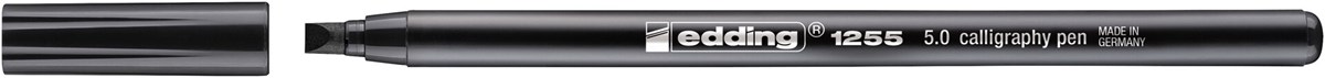 edding 1255 Kalligrafiestift Schwarz, Kalligrafie Spitze 5 mm (Art.-Nr.: 4-125550-001)
