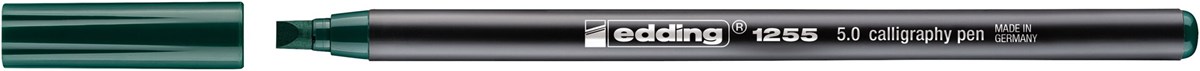 edding 1255 Kalligrafiestift flaschengrün, Kalligrafie Spitze 5 mm (Art.-Nr.: 4-125550-025)