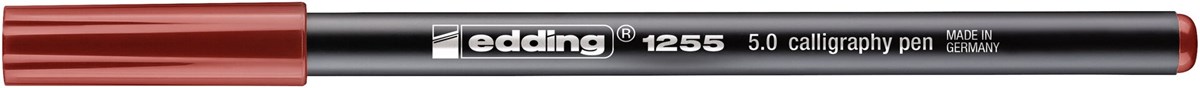 edding 1255 Kalligrafiestift karmesin, Kalligrafie Spitze 5 mm (Art.-Nr.: 4-125550-046)