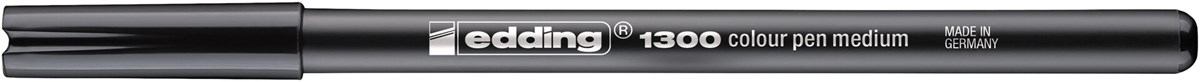 edding 1300 Fasermaler schwarz, Rundspitze 2 mm (Art.-Nr.: 4-1300001)