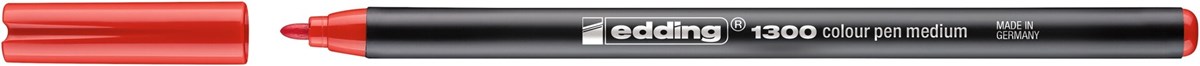 edding 1300 Fasermaler rot, Rundspitze 2 mm (Art.-Nr.: 4-1300002)