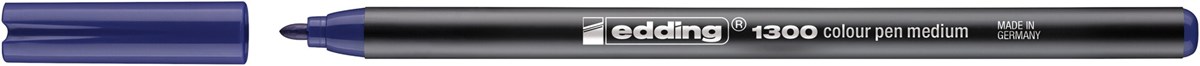 edding 1300 Fasermaler blau, Rundspitze 2 mm (Art.-Nr.: 4-1300003)