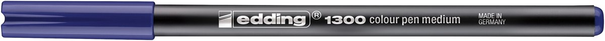 edding 1300 Fasermaler blau, Rundspitze 2 mm (Art.-Nr.: 4-1300003)