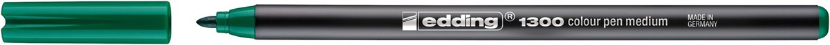 edding 1300 Fasermaler grün, Rundspitze 2 mm (Art.-Nr.: 4-1300004)