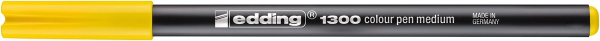 edding 1300 Fasermaler gelb, Rundspitze 2 mm (Art.-Nr.: 4-1300005)