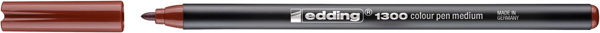 edding 1300 Fasermaler braun, Rundspitze 2 mm (Art.-Nr.: 4-1300007)