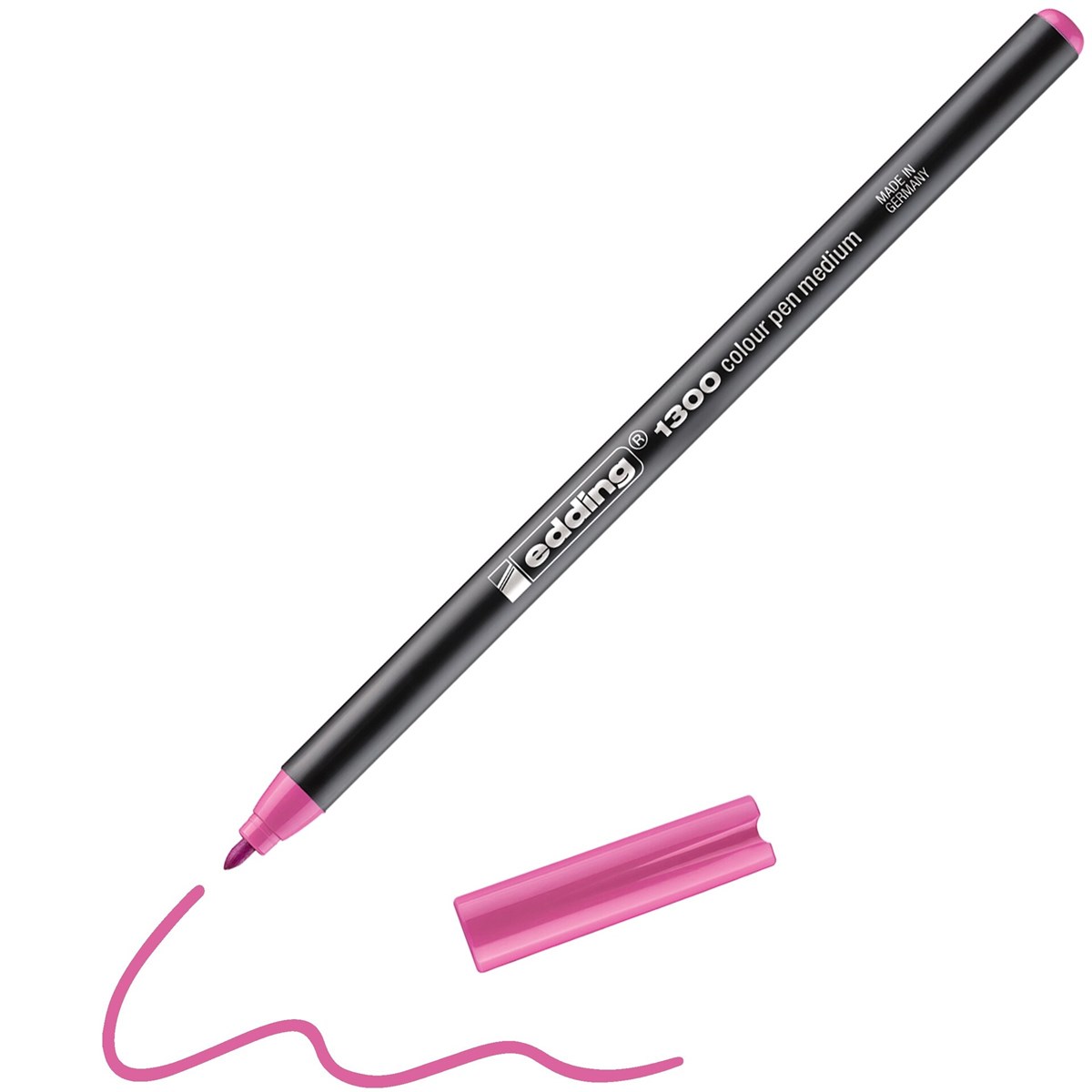edding 1300 Fasermaler rosa, Rundspitze 2 mm (Art.-Nr.: 4-1300009)
