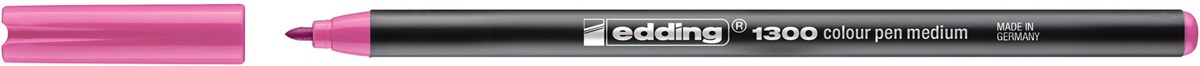 edding 1300 Fasermaler rosa, Rundspitze 2 mm (Art.-Nr.: 4-1300009)