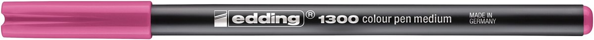 edding 1300 Fasermaler rosa, Rundspitze 2 mm (Art.-Nr.: 4-1300009)