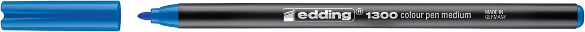 edding 1300 Fasermaler hellblau, Rundspitze 2 mm (Art.-Nr.: 4-1300010)