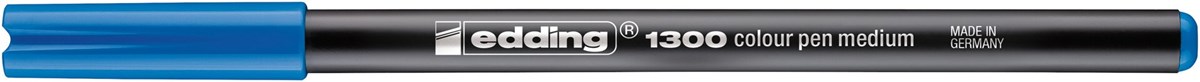 edding 1300 Fasermaler hellblau, Rundspitze 2 mm (Art.-Nr.: 4-1300010)