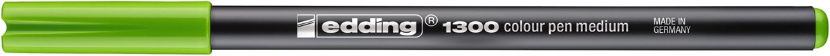 edding 1300 Fasermaler hellgrün, Rundspitze 2 mm (Art.-Nr.: 4-1300011)