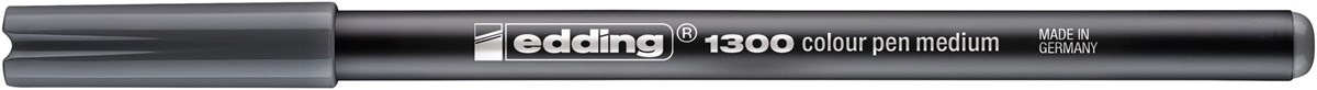 edding 1300 Fasermaler grau, Rundspitze 2 mm (Art.-Nr.: 4-1300012)