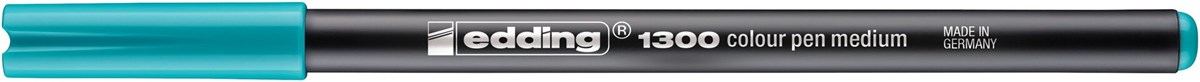 edding 1300 Fasermaler türkis, Rundspitze 2 mm (Art.-Nr.: 4-1300014)