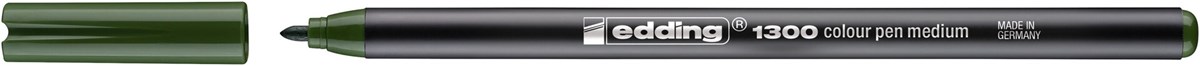 edding 1300 Fasermaler olivgrün, Rundspitze 2 mm (Art.-Nr.: 4-1300015)