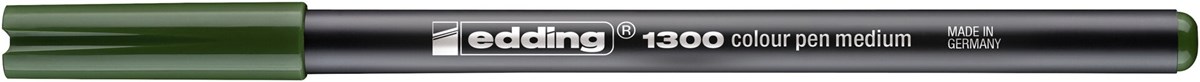 edding 1300 Fasermaler olivgrün, Rundspitze 2 mm (Art.-Nr.: 4-1300015)