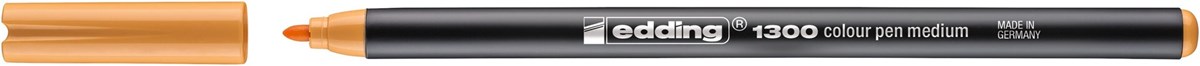 edding 1300 Fasermaler hellorange, Rundspitze 2 mm (Art.-Nr.: 4-1300016)