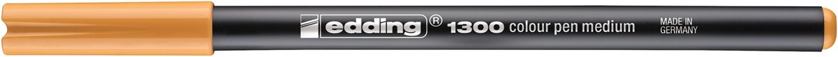 edding 1300 Fasermaler hellorange, Rundspitze 2 mm (Art.-Nr.: 4-1300016)
