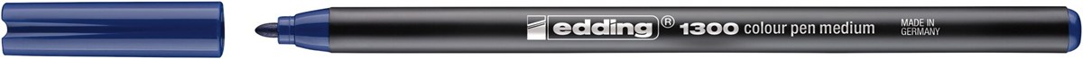 edding 1300 Fasermaler stahlblau, Rundspitze 2 mm (Art.-Nr.: 4-1300017)