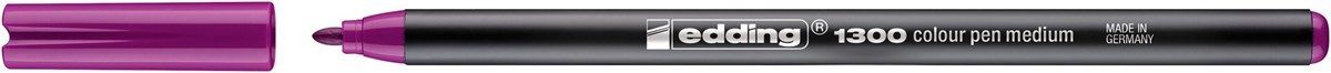 edding 1300 Fasermaler rot-violett, Rundspitze 2 mm (Art.-Nr.: 4-1300020)
