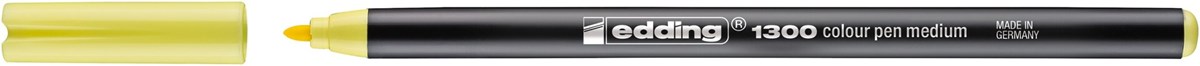 edding 1300 Fasermaler zitronengelb, Rundspitze 2 mm (Art.-Nr.: 4-1300022)