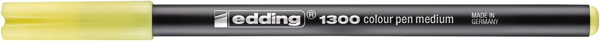 edding 1300 Fasermaler zitronengelb, Rundspitze 2 mm (Art.-Nr.: 4-1300022)
