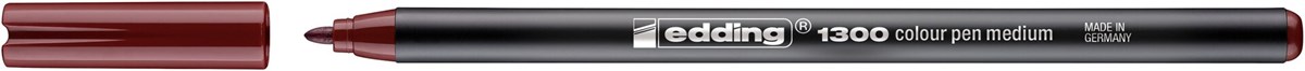 edding 1300 Fasermaler englischrot, Rundspitze 2 mm (Art.-Nr.: 4-1300028)