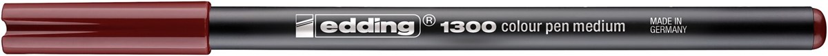 edding 1300 Fasermaler englischrot, Rundspitze 2 mm (Art.-Nr.: 4-1300028)