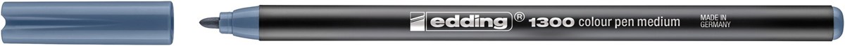 edding 1300 Fasermaler blaugrau, Rundspitze 2 mm (Art.-Nr.: 4-1300041)