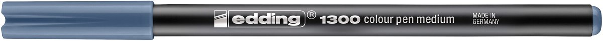 edding 1300 Fasermaler blaugrau, Rundspitze 2 mm (Art.-Nr.: 4-1300041)