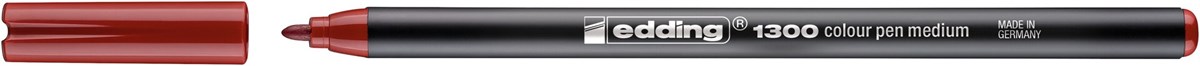 edding 1300 Fasermaler karmesin, Rundspitze 2 mm (Art.-Nr.: 4-1300046)