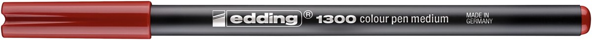 edding 1300 Fasermaler karmesin, Rundspitze 2 mm (Art.-Nr.: 4-1300046)