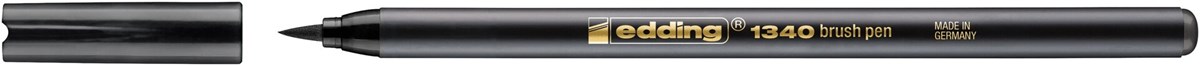 edding 1340 Pinselstift schwarz, Pinselspitze 1-6 mm (Art.-Nr.: 4-1340001)
